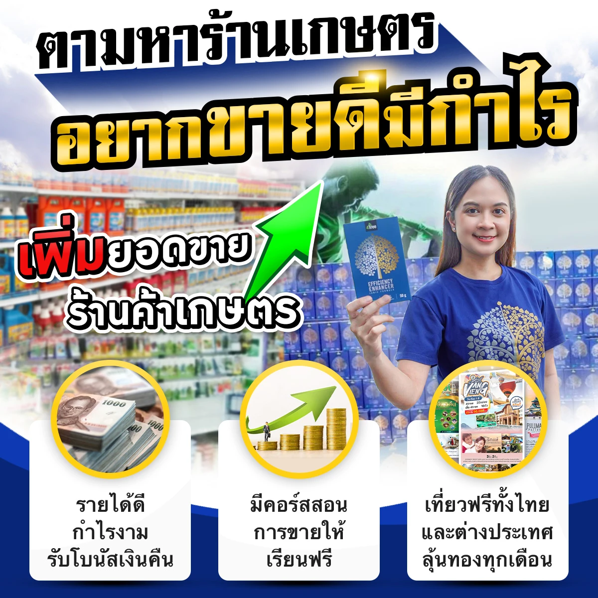 4Tree รับสมัครตัวแทนจำหน่ายร้านเกษตรหรือคนบินโดรนเกษตรโฟร์ทรี